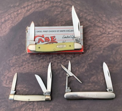 Three Case; 32087 pen, M279 SCss pen, and a 9333 stockman