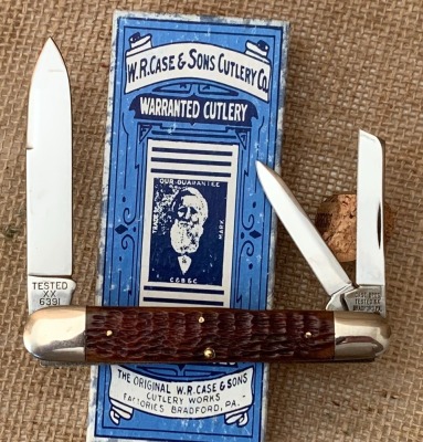 Case Classic Green Bone Whittler 6391 - 2