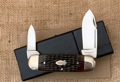 Ka-Bar Union Razor Co Bone Elephant Toenail
