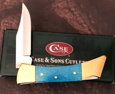 Case Caribbean Blue Bone Lockback - 2