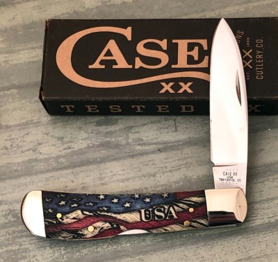 Case Star Spangled Bone Tribal Lock TB612010Lss
