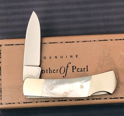 Case 81225Lss Pearl Masonic Lodge Lockback - 2