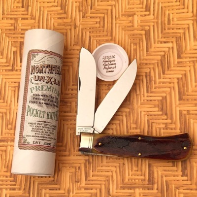 Great Eastern 235220 Antique Autumn Natural Bone Bayou Trapper - 2