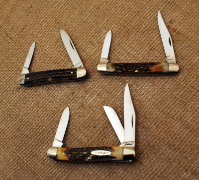 Three 50's era Kabar knives