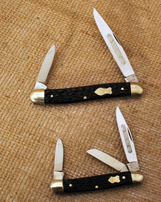 Pair of Bone Eye Brand knives