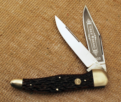 Vintage Boker Bone 2 blade folding hunter