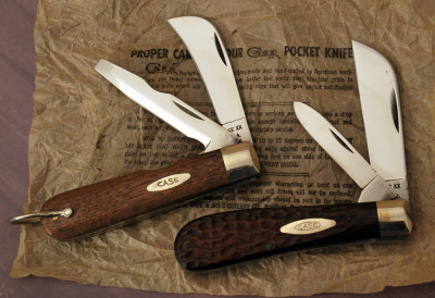 Two Discontinued Case knives