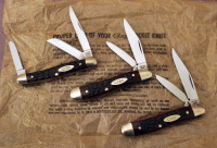 Three Delrin Case knives