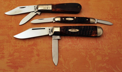 Case three knife assortment from the 70's
