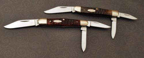 Two 1970's Case bone whittlers