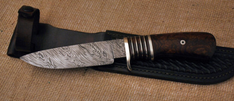 Charles Stout Handmade Prairie fire Damascus