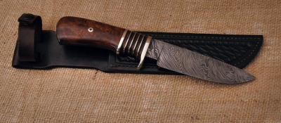 Charles Stout Handmade Prairie fire Damascus - 2