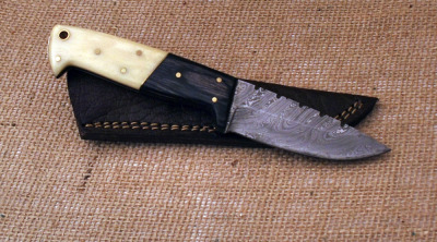 Unmarked Damascus skinner - 2