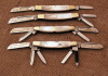 Four Pearl Fight'n Rooster knives for KY