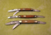 Three Eye Brand knives in Yellow