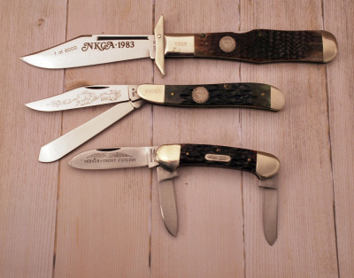 Three Bone NKCA Club Knives