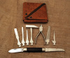 Clauss leather cased tool kit - 3