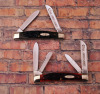 Pair of Case bone '88 Congress knives