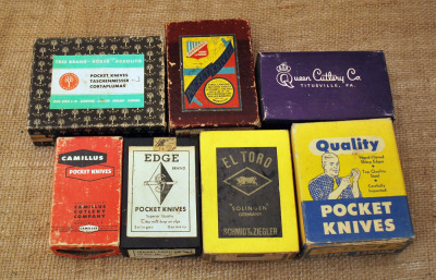 Vintage Knife Boxes