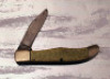 Case Rare Gold Stone Handled Tested Folding Hunter - 2