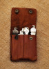 Challenge Wood handled tool kit in leather Csae - 2