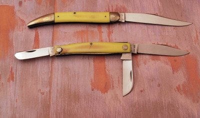 Yellow handled Case XX knives - 2