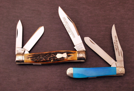 Queen City stag stockman and bone Buck Mini Trapper