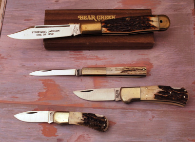 Four stags made by Taylor Cutlery