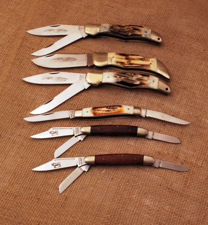 Six Parker Cutlery Knives