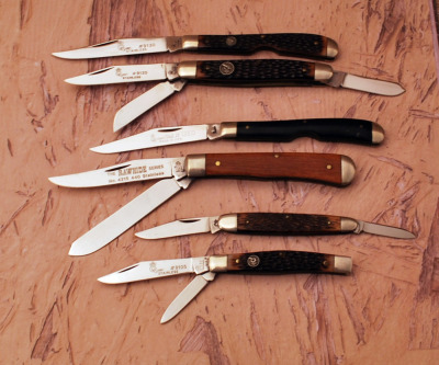 Six Queen vintage knives