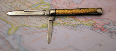 Case Bradford PA Gold Stone 2 blade doctors knife