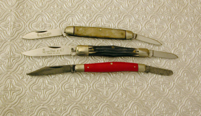 Three vintage knives