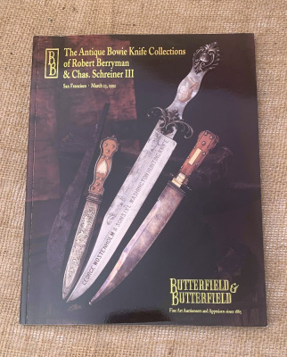 Berryman and Schreiner Bowie Collection Butterfield Auction Catalog