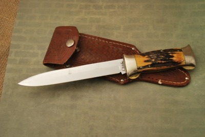 W. R. Case & Sons, Bradford PA Stag double fixed blade