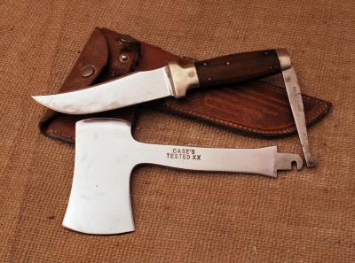 CASE Wood Knife Ax Combo