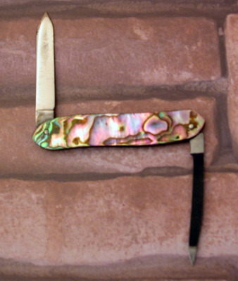 Challenge Cutlery Bridgeport, Conn. Colorful Gold lip Pearl lobster - 2