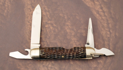 Case Tested XX Green bone Scout knife - 2