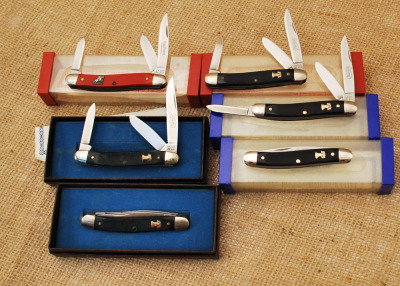 Six Schrade USA Bicentennial Knives