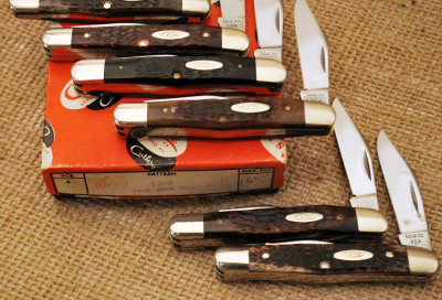 Six Case bone handled '08 knives - 2