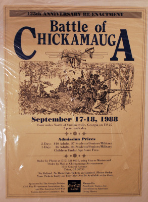 Battle of Chickamauga Poster