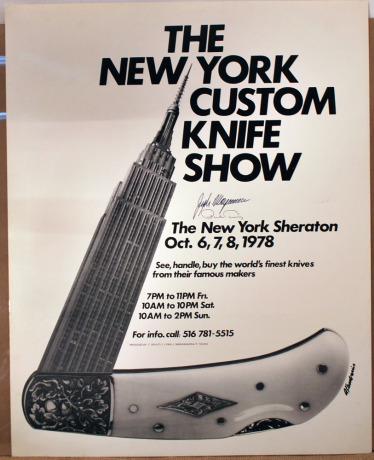 New York Custom Knife Show Poster