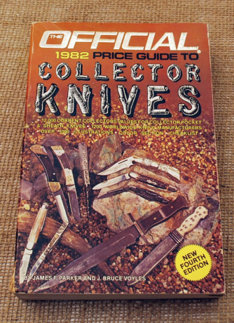 Official 1982 Price Guide to Collector Knives