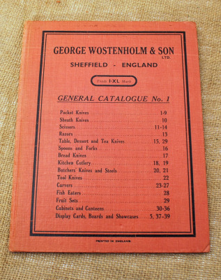 George Wostenholm & Son General Catalogue NO. 1