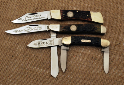 Three NKCA Club Knives