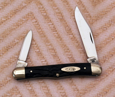 Case XX Rough black half whittler