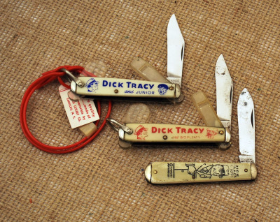 Trio of Dick Tracy Knives
