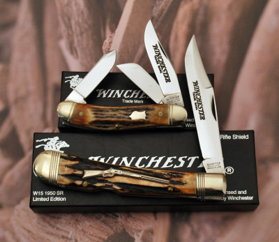 Two Stag Winchester knives