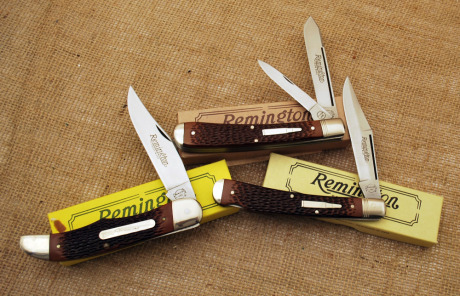 Three Remington knives