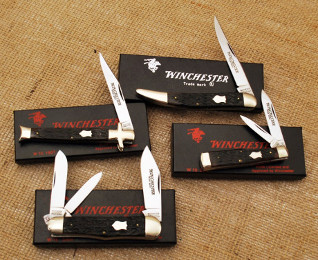Four Bone Winchester knives