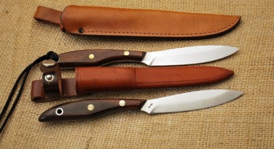 Two Russell Canadian Belt Knives - 4